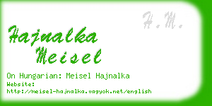 hajnalka meisel business card